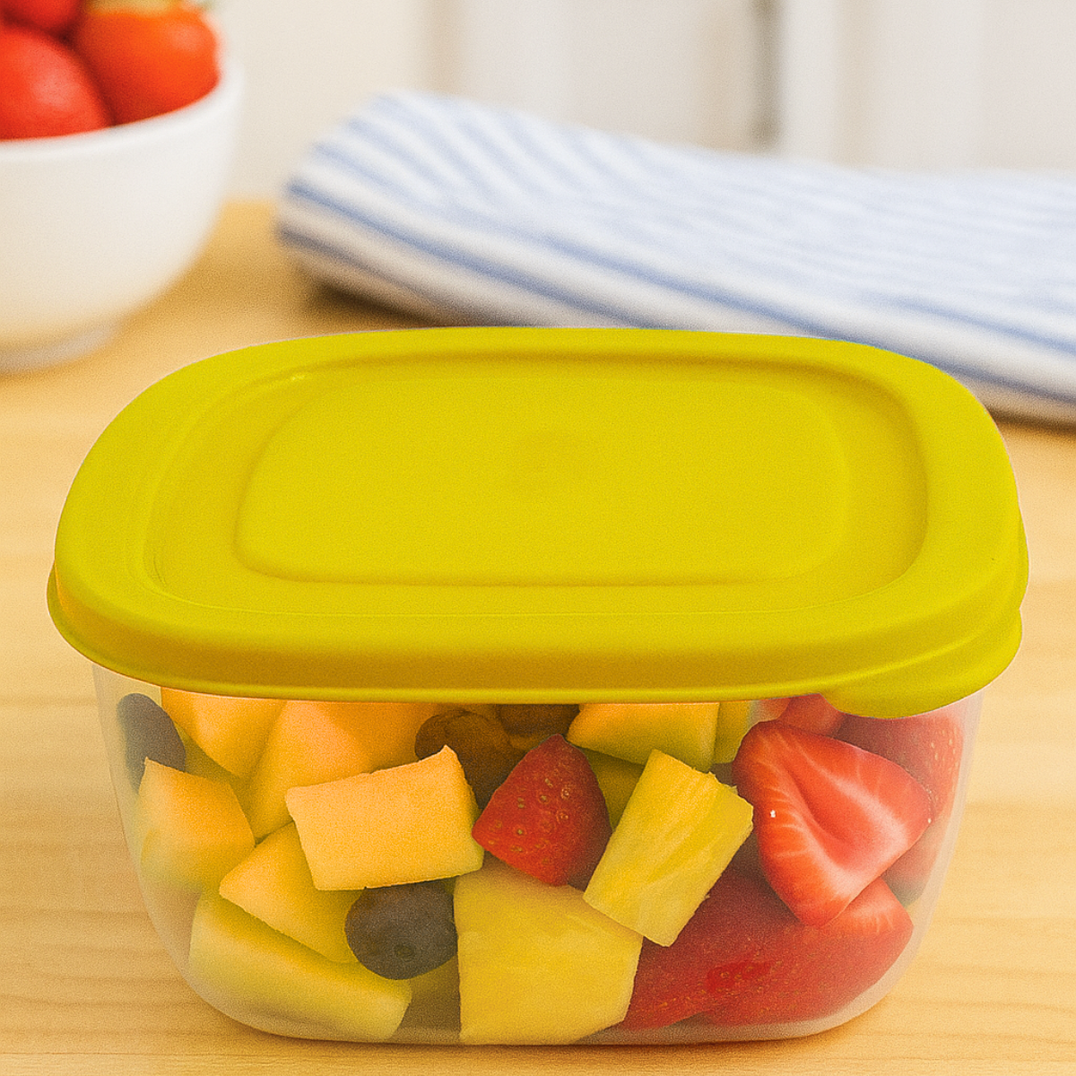 Recipiente Cuadrado de plástico