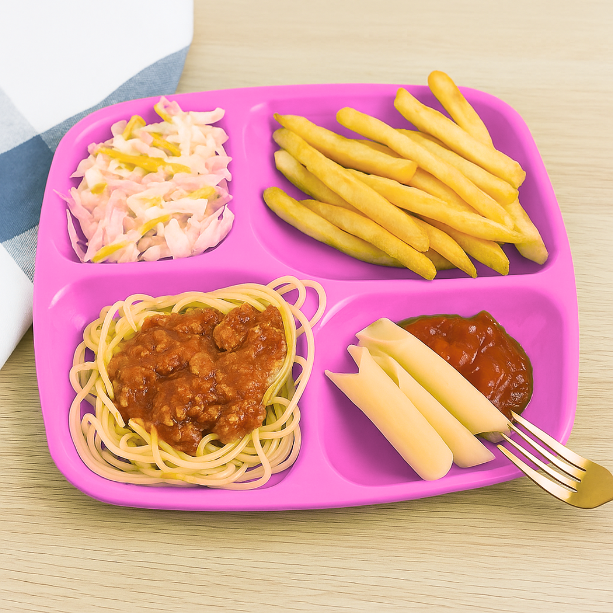 Plato de 4 Divisiones 10"