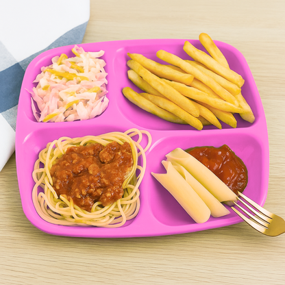 Plato de 4 Divisiones 10"