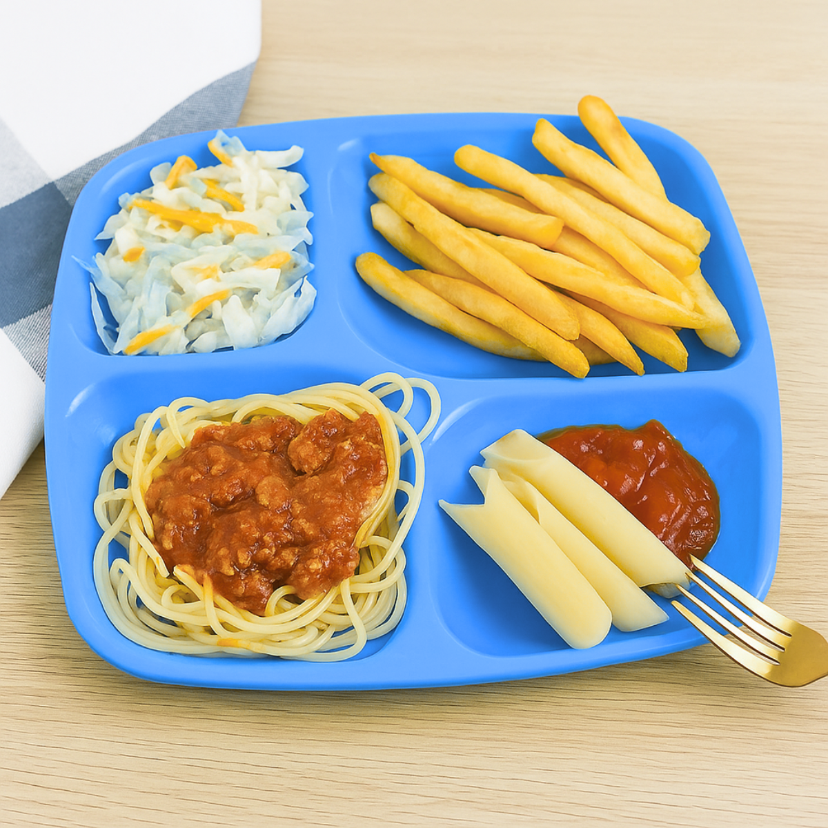 Plato de 4 Divisiones 10"
