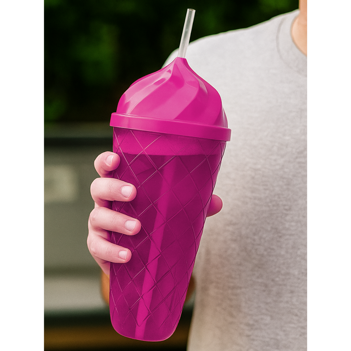 Vaso con forma de Helado