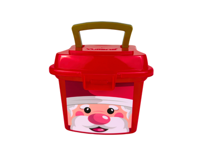 Mini lunch cajita de plástico navideña