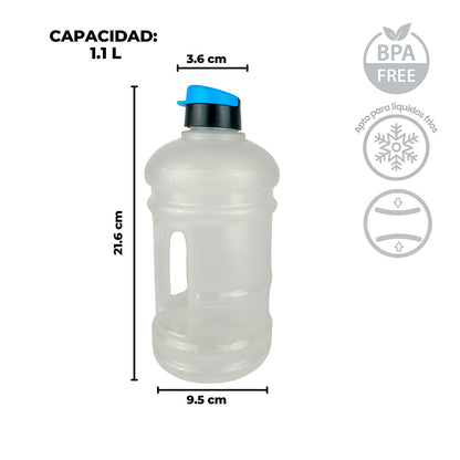 Botella mini garrafón trasparente
