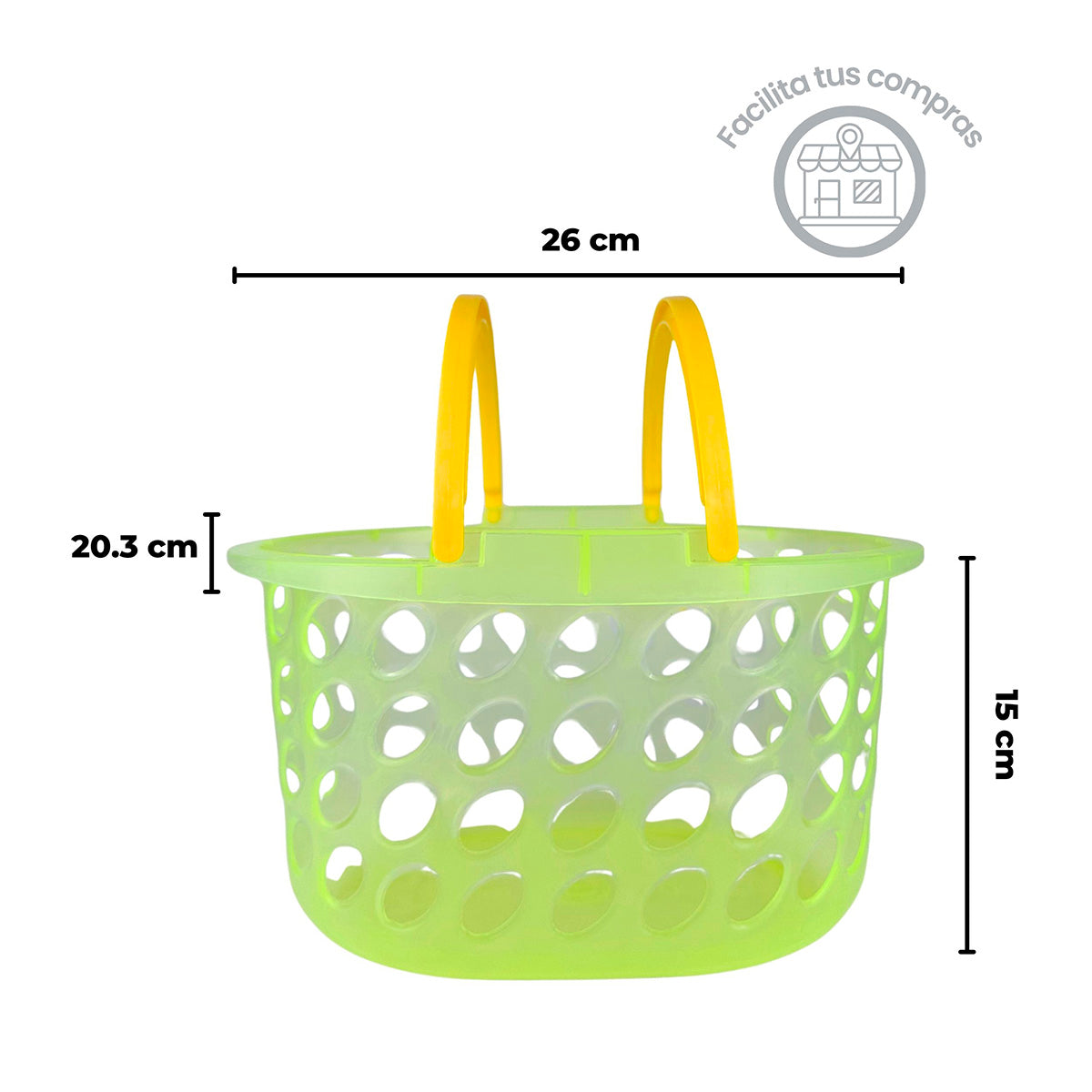 Canasta de plástico Multiusos