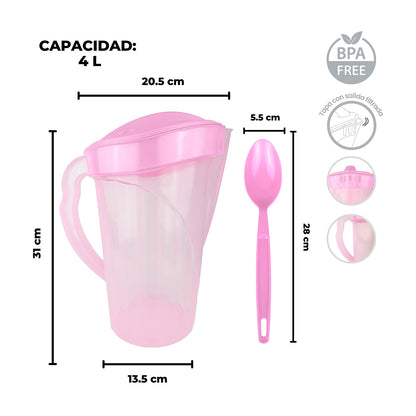Jarra Thalia Colors 4L + Cuchara