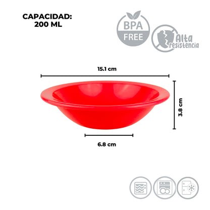 Tazón Compotero 4.5"  Colors