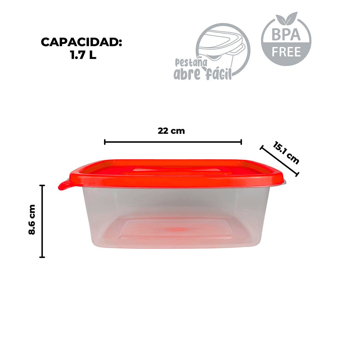 Contenedor rectangular