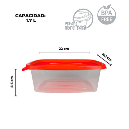 Contenedor rectangular