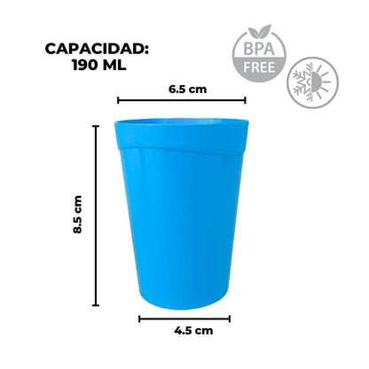 Set de 5 vasos baby 180 ML