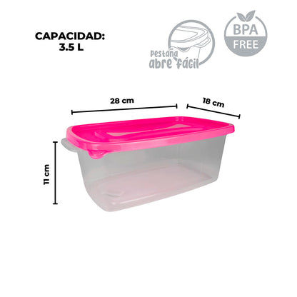 Contenedor rectangular