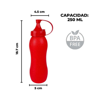 Set de dispensadores de catsup (250 ml)