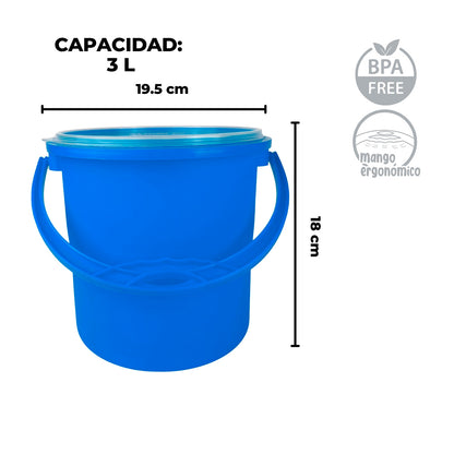 Bote Lechero con tapa