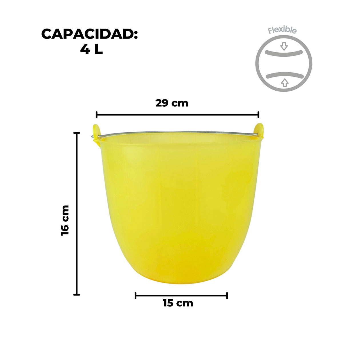 Cubeta Flexible #8 (4 litros)