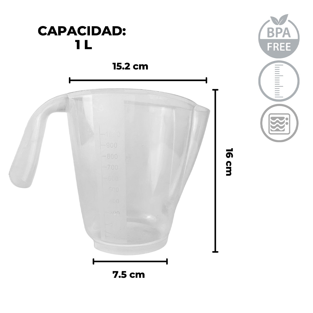 Jarra Medidora Natural