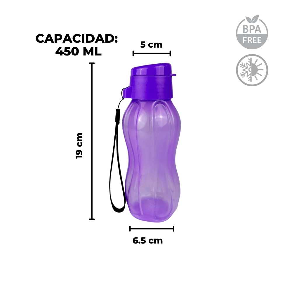 Botella para agua 450 ml