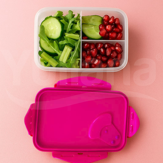 Recipiente Hermético con 3 Divisiones