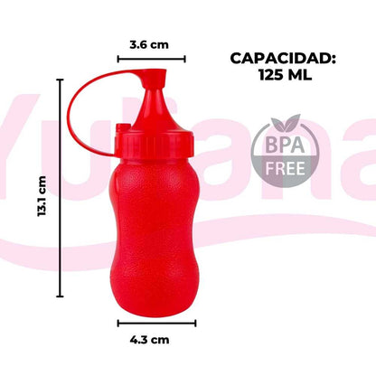 Set de dispensadores de catsup  (125 ml)
