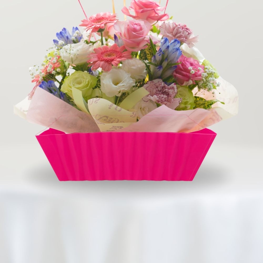 Base rectangular para centros de mesa