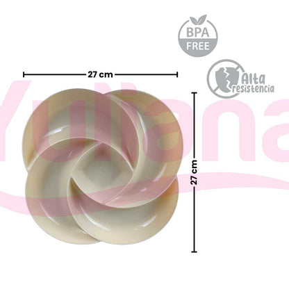 Plato Botanero 12" Beige