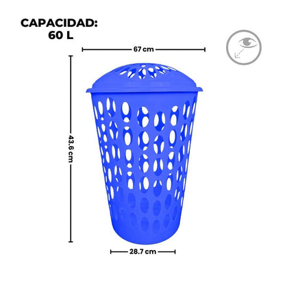 Cesto calado para la ropa