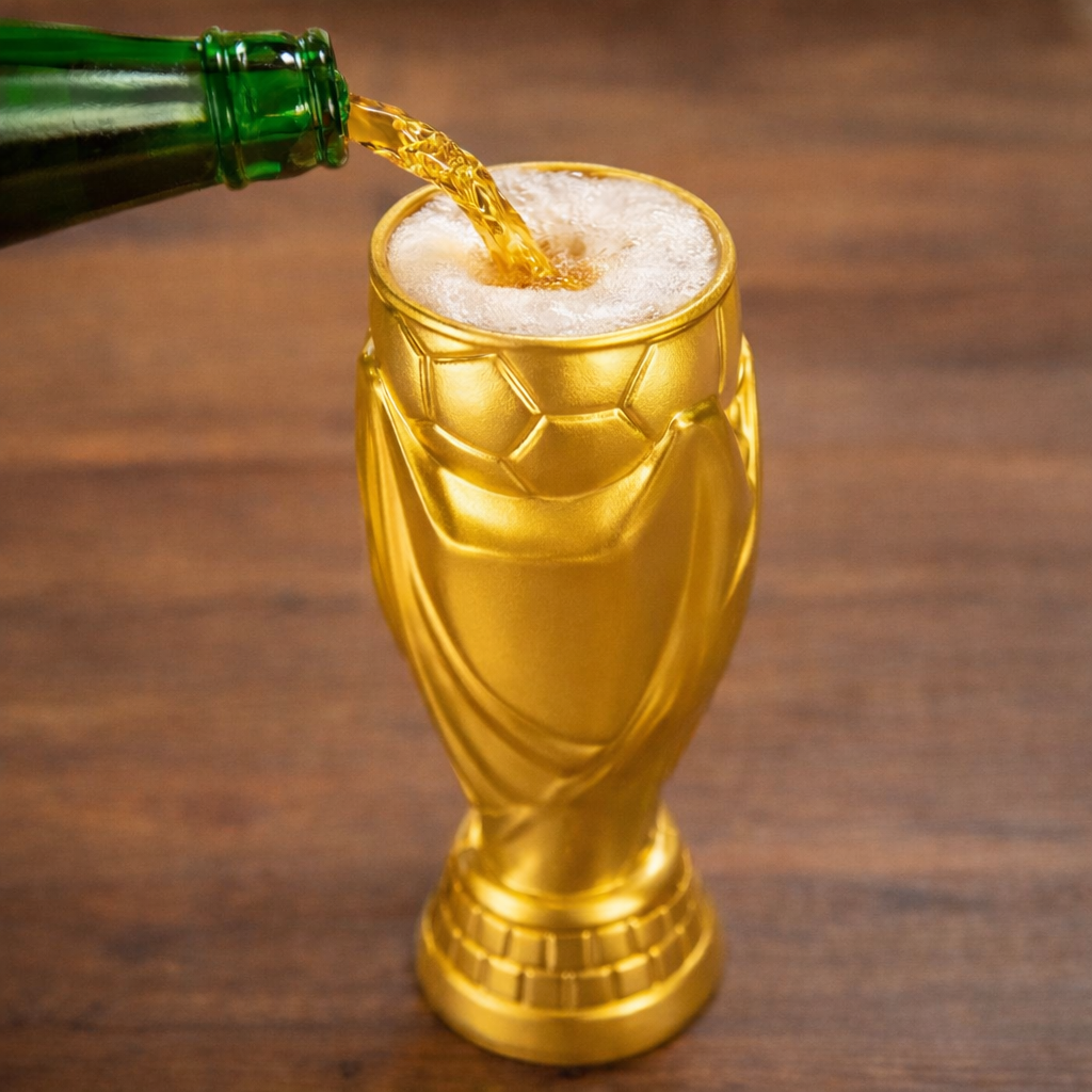 Vaso en forma de copa mundial