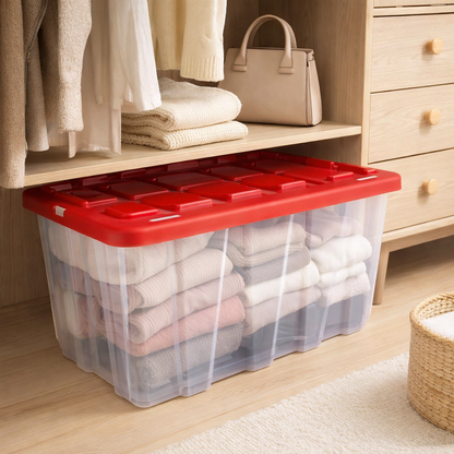 Caja organizadora trasparente 102 Litros