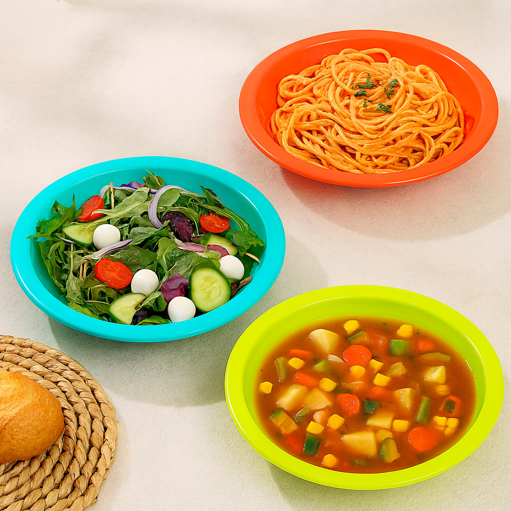 Plato sopero institucional 8" Colors 600 ML