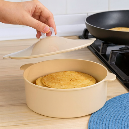 Tortillero de plástico Beige