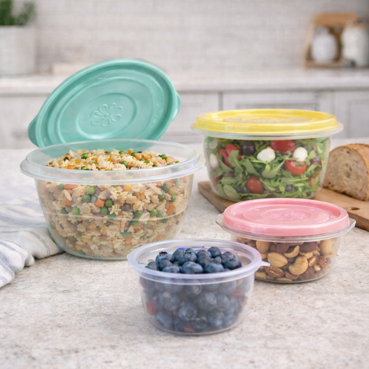 Set de 5 Contenedores Flowers