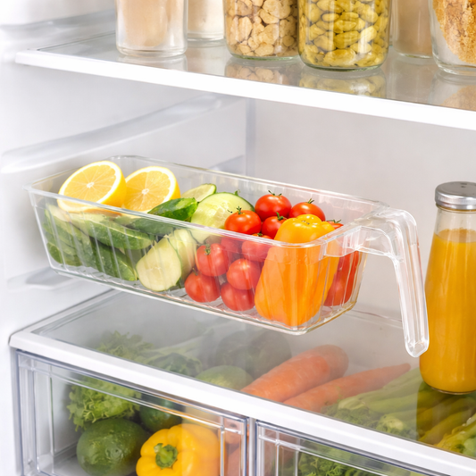 Recipiente organizador de refrigerador