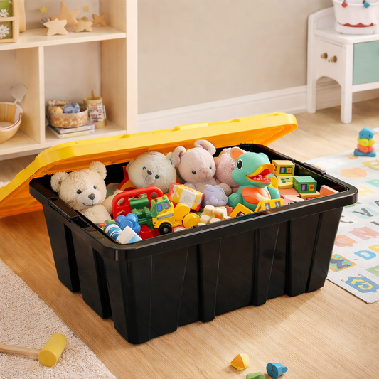 Caja organizadora de uso rudo chica 56 Litros