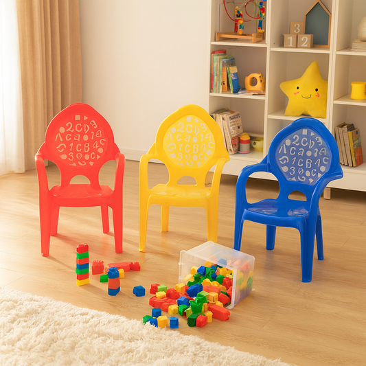 Silla infantil de plástico