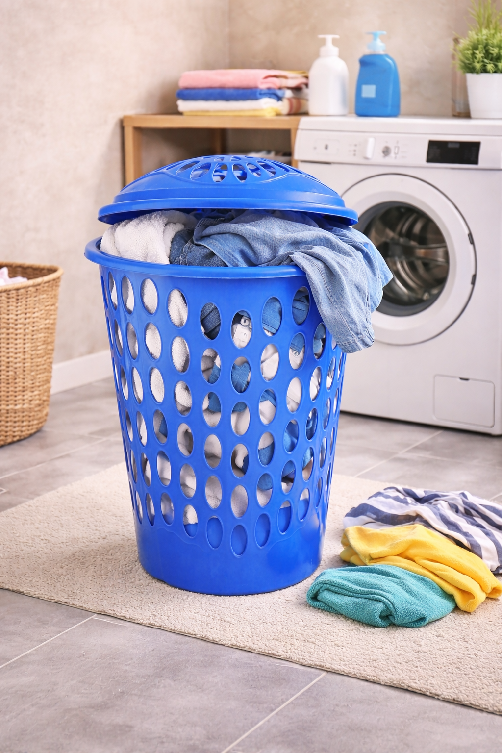 Cesto calado para la ropa