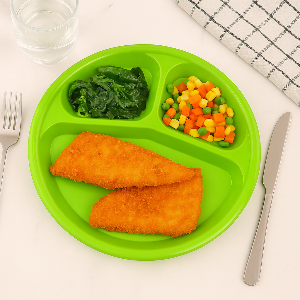 Plato de 3 Divisiones 9"