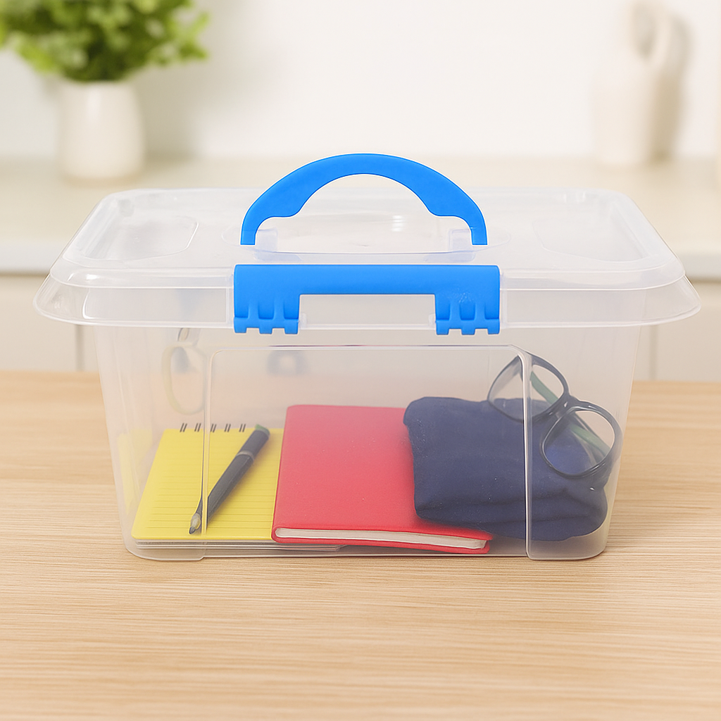 Caja de plástico con asa 2.5 Litros