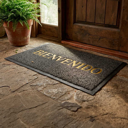 Tapete decorativo Bienvenido