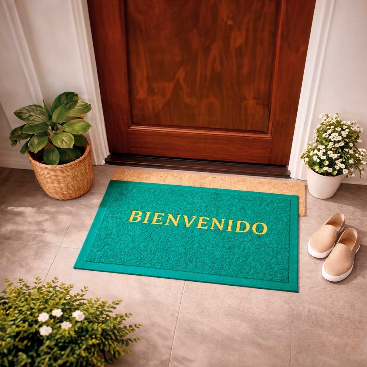Tapete decorativo Bienvenido