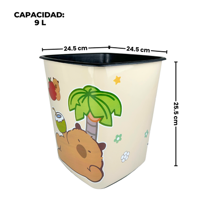 Bote de basura 9 Litros Capibara