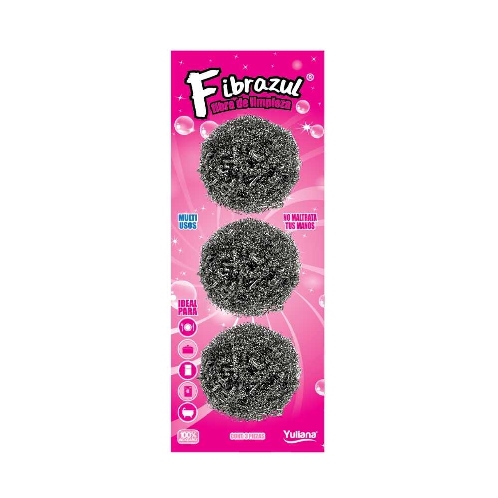 Fibra de acero inoxidable (3 pz)