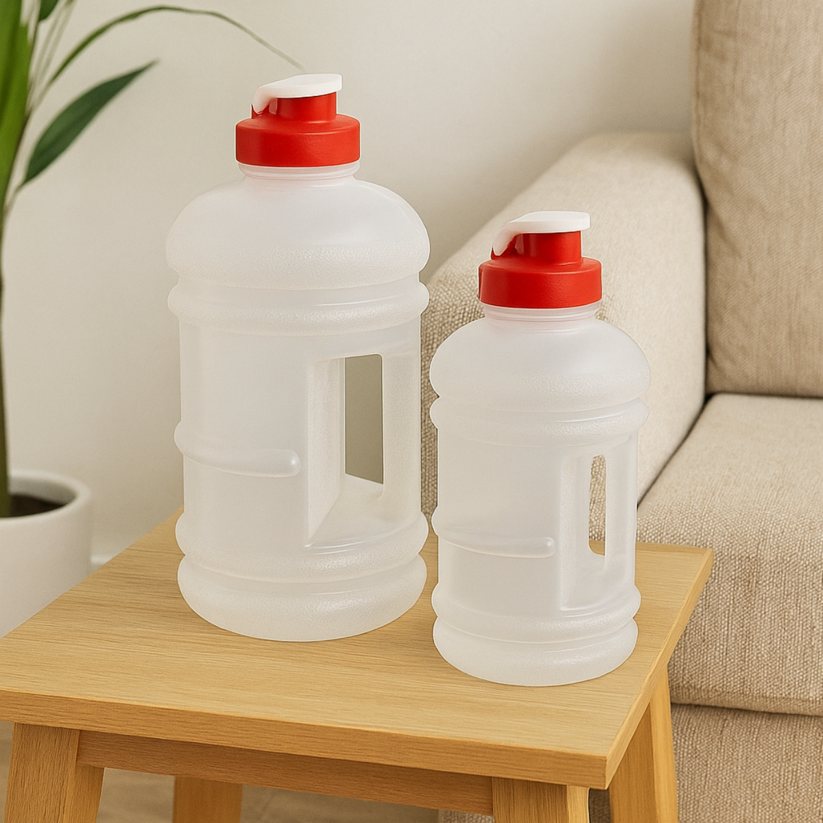 Botella mini garrafón trasparente