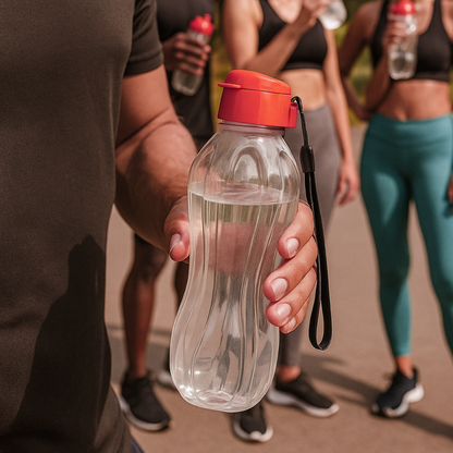 Botella de plástico trasparente 1 Litro