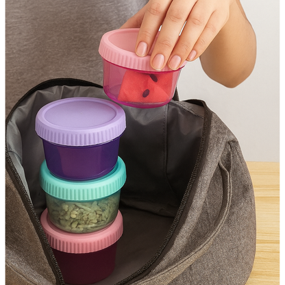 Recipientes redondos Roski 30 ML (Kit 4 pzs)