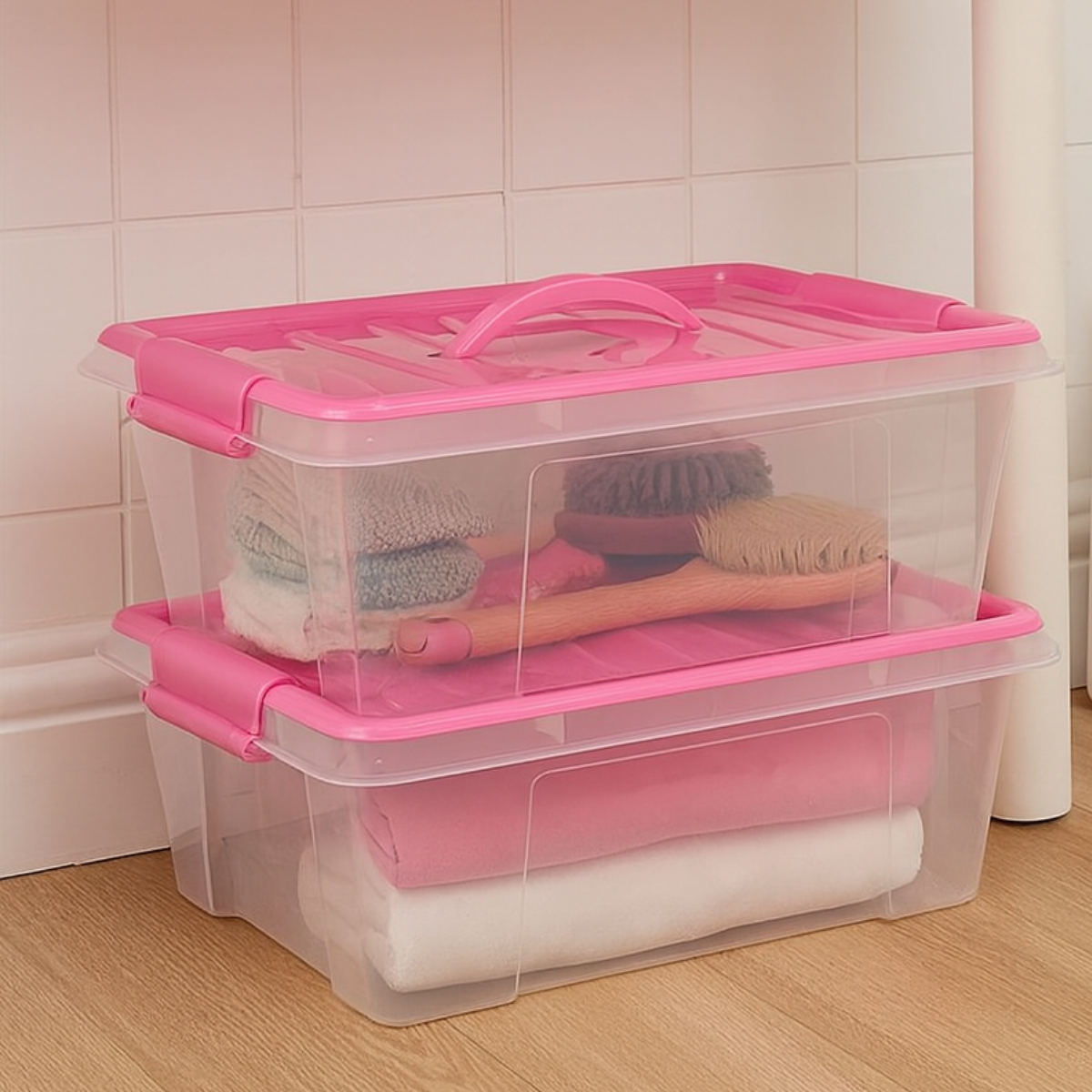 Caja de plástico con asa 5.6 Litros