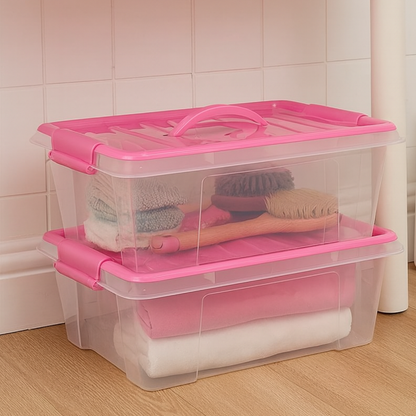 Caja de plástico con asa 5.6 Litros