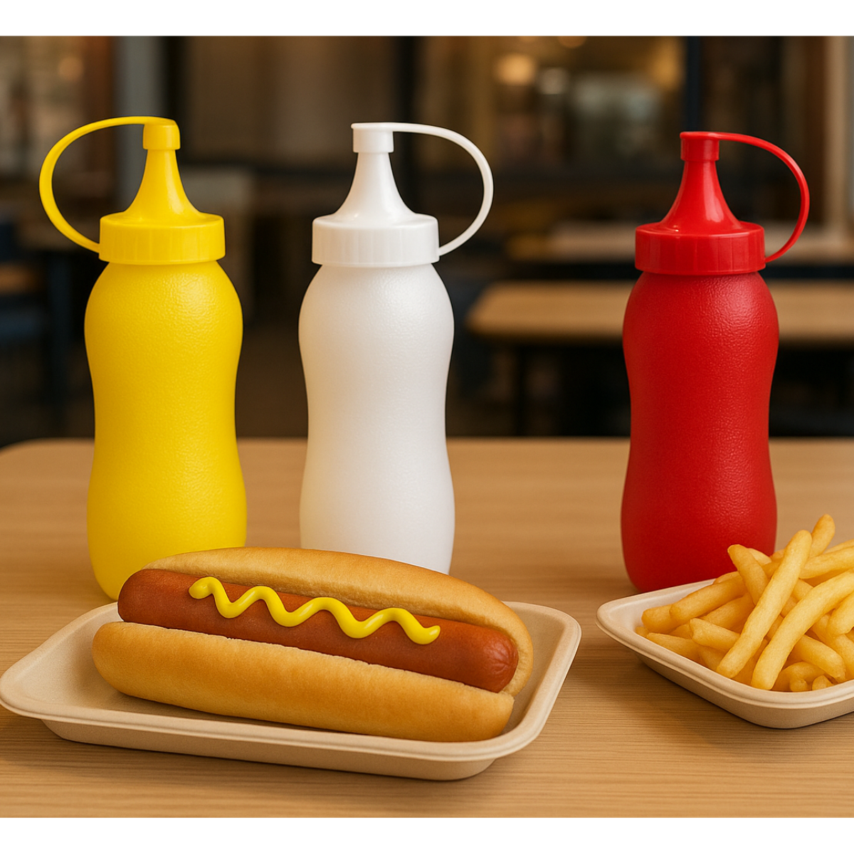 Set de dispensadores de catsup (250 ml)