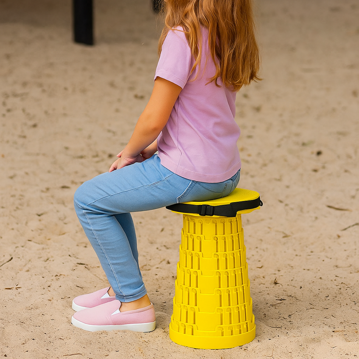 Banco portatil plegable de colores