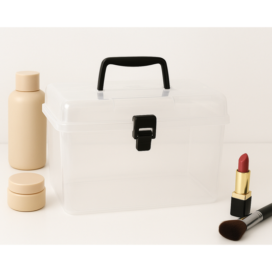 Cosmetiquera de plástico