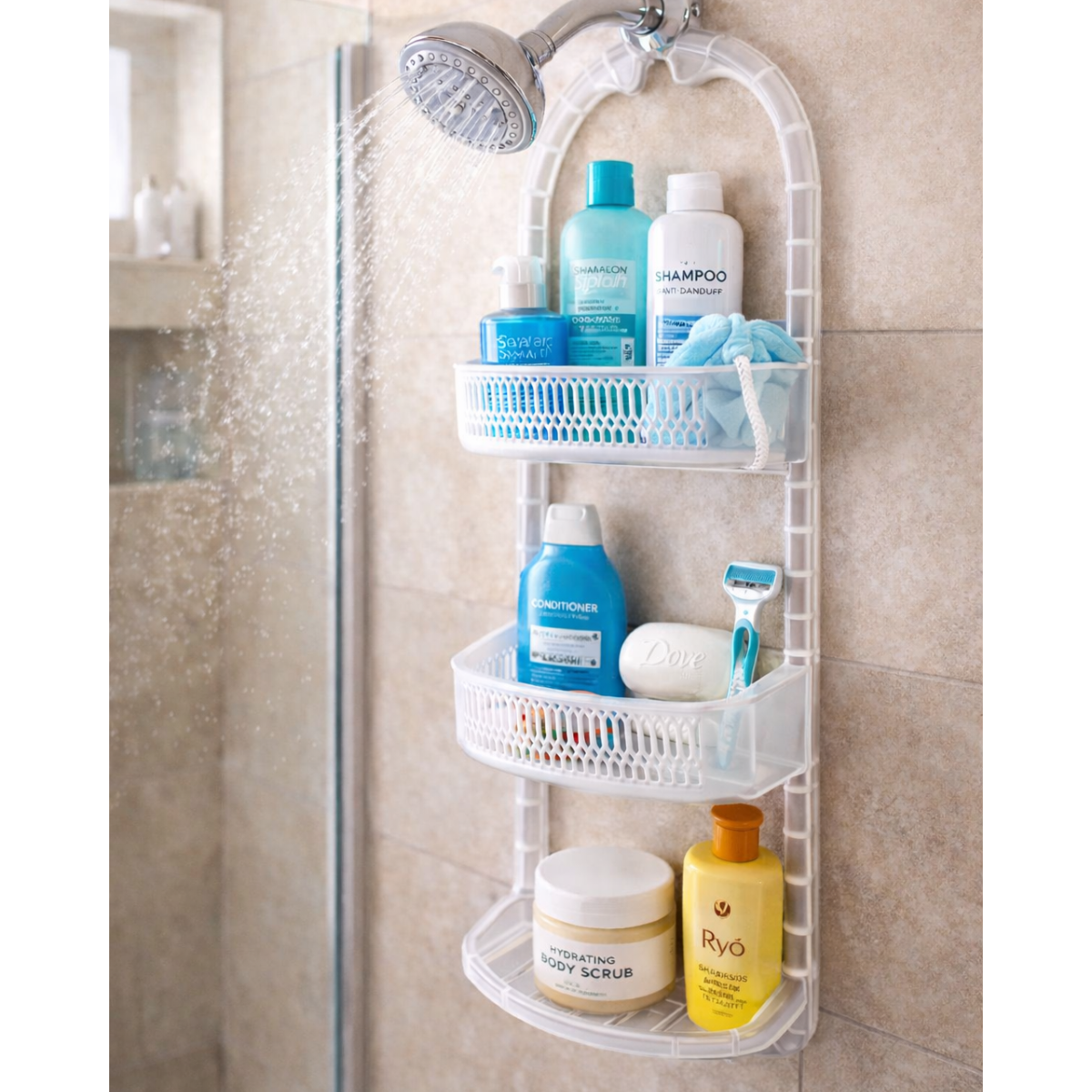 Organizador de regadera 3 niveles