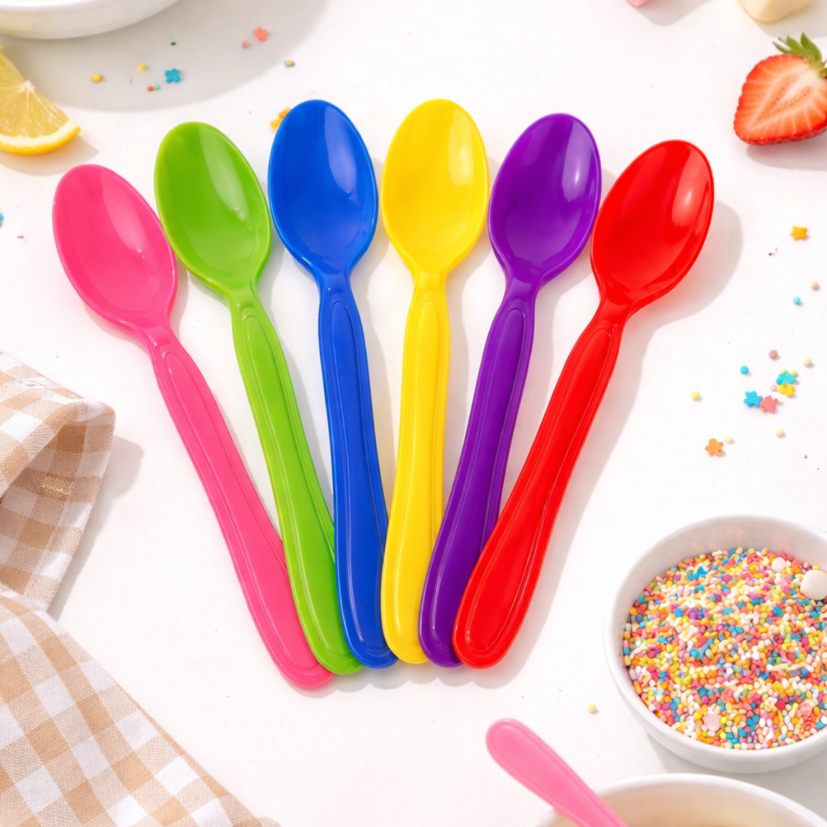 Set de 12 cucharas reutilizables