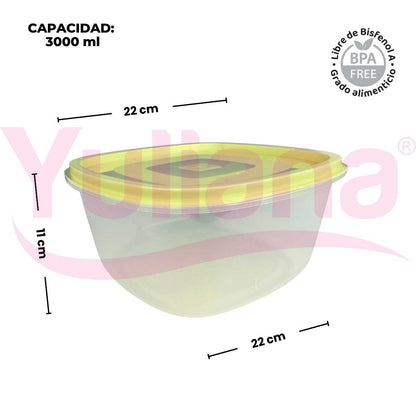 Set Pirámide 7 piezas cuadrado